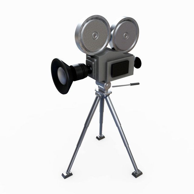 retro camera 3D 모델 .c4d .max .obj .3ds .fbx .stl .blend 