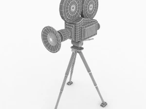 复古相机 3D 模型