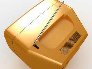 retro tv Model 3D