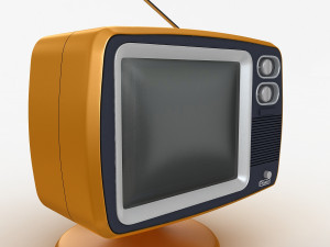 retro tv Model 3D