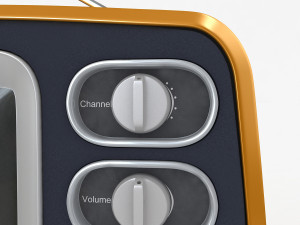 retro tv Model 3D