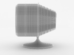 retro tv Model 3D