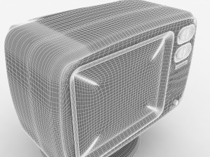 retro tv Model 3D
