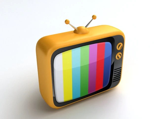 retro tv 2 3D Model .c4d .max .obj .3ds .fbx .stl .blend