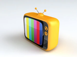 retro tv 2 3D Model