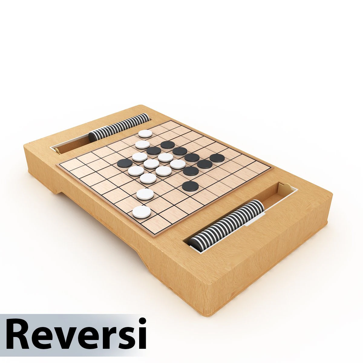 reversi 3D Model .c4d .max .obj .3ds .fbx .stl .blend 