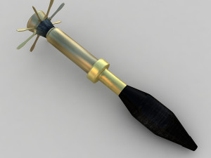 m72 antitank rocket 3D Model