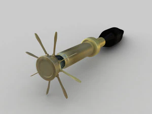 m72 antitank rocket 3D Model
