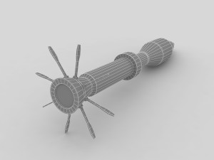 m72 antitank rocket 3D Model
