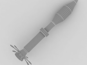 m72 antitank rocket 3D Model
