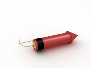 rocket firework 3Dモデル