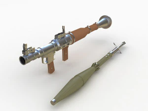 RPG-7 로켓 발사기 3D 모델