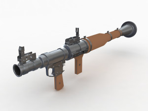 rpg-7 rocket launcher 3Dモデル in 大砲 3DExport