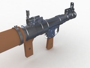rpg-7 rocket launcher 3D Model