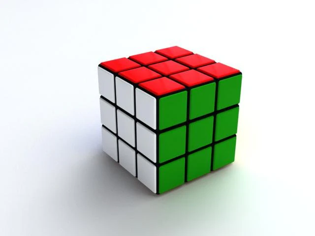 rubiks cube 3D Model .c4d .max .obj .3ds .fbx .stl .blend 