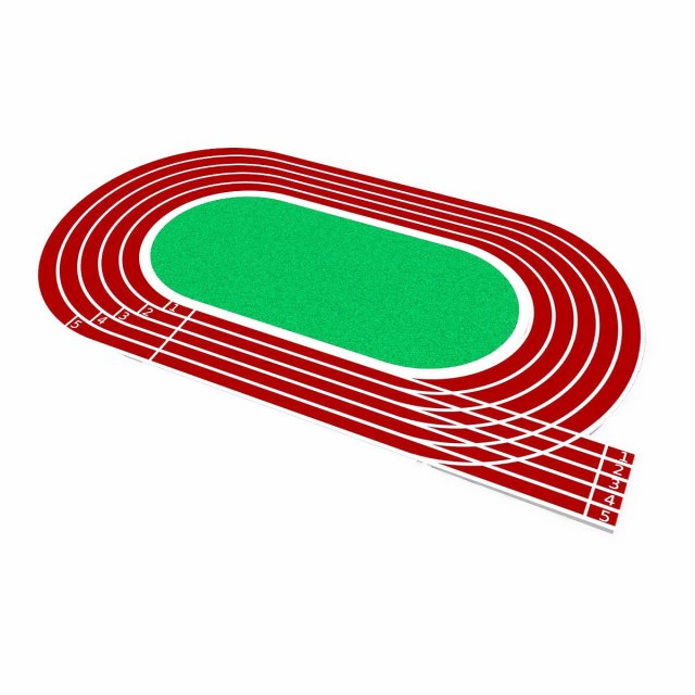 running track Modèle 3D .c4d .max .obj .3ds .fbx .stl .blend 