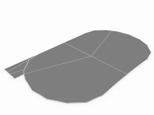 running track 3D Model