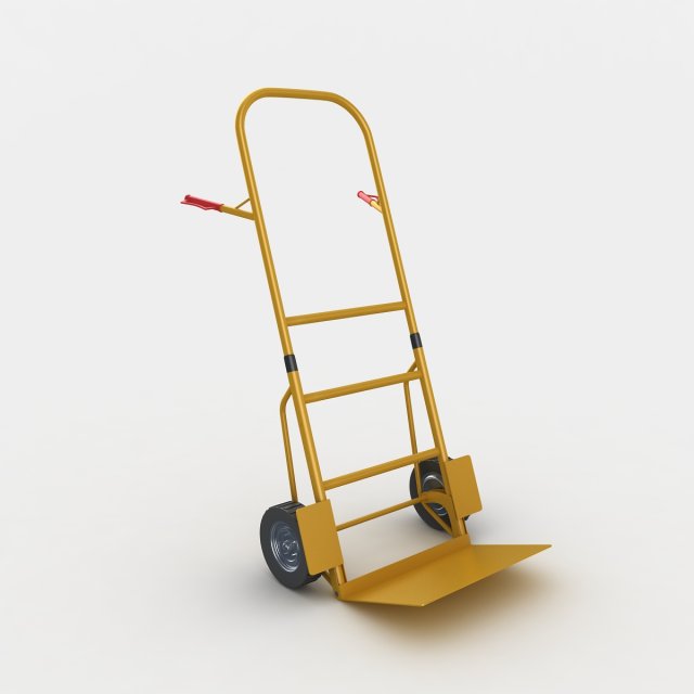 sack truck Modelo 3D .c4d .max .obj .3ds .fbx .stl .blend 