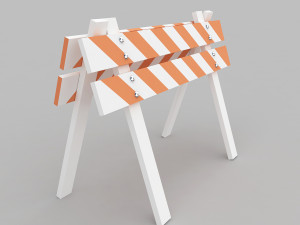 safety barrier Model 3D