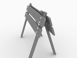safety barrier Model 3D