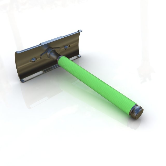 safety razor 3D मॉडल .c4d .max .obj .3ds .fbx .stl .blend 