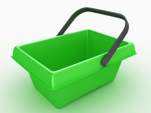 shopping basket 3D-Modell