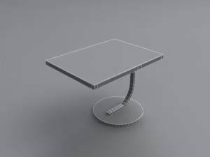 side table Modelo 3D