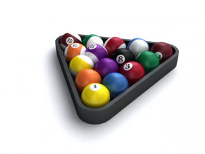 boules de billard Modèle 3D