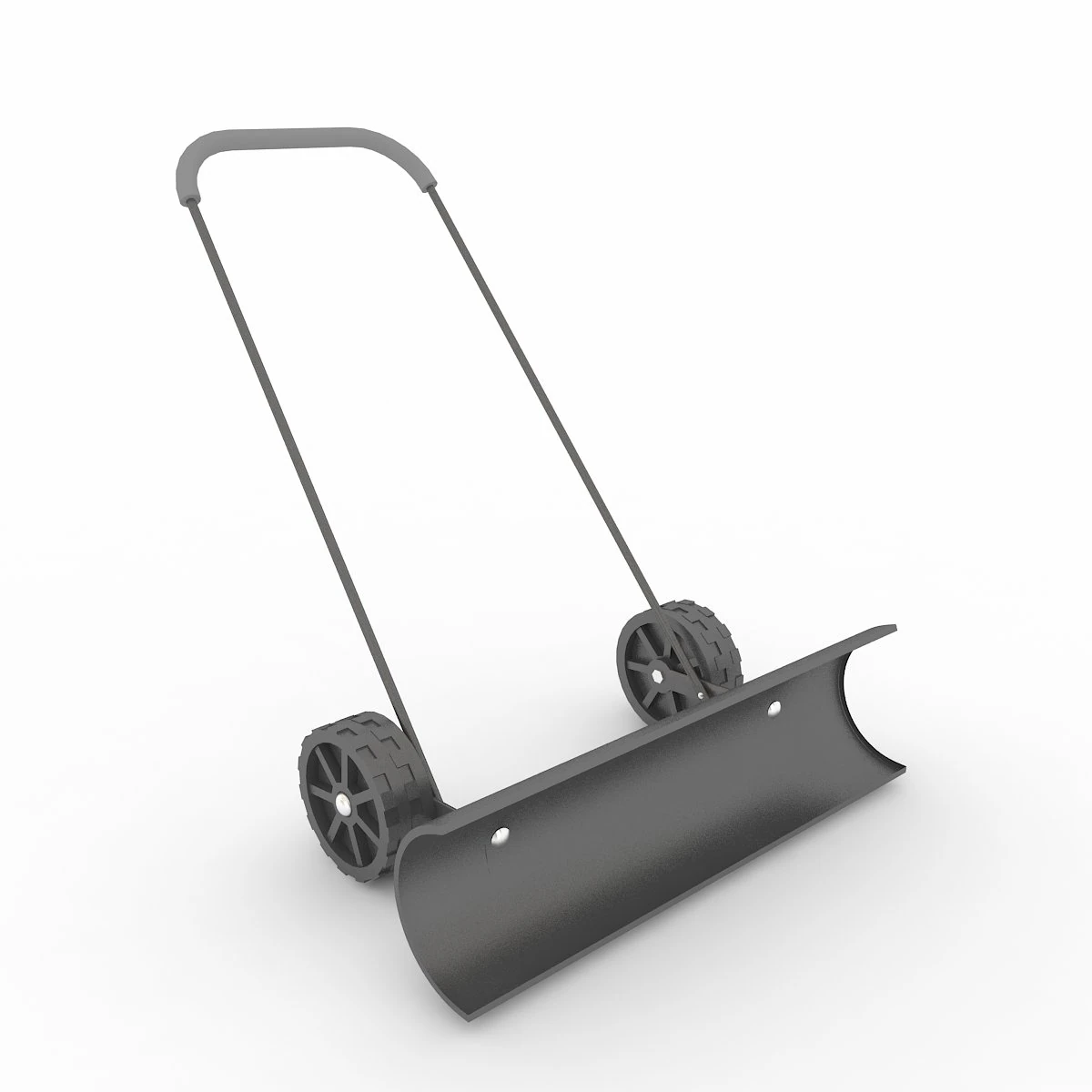 snow shovel on wheels 3D Model .c4d .max .obj .3ds .fbx .stl .blend 