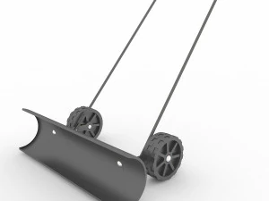 snow shovel on wheels 3D Model