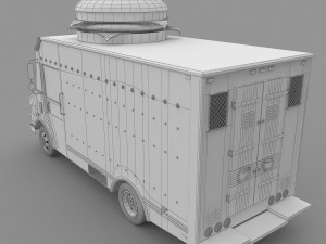 burger truck 3D 模型