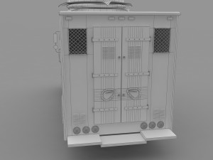 burger truck 3D 模型
