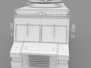 burger truck 3D 模型