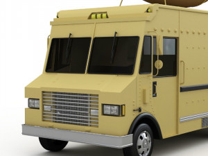 hot dog truck 3D Model