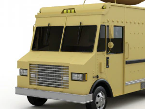 hot dog truck 3D Model