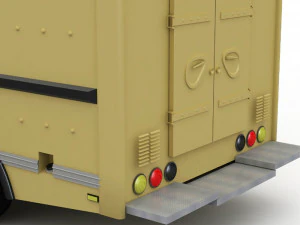 hot dog truck 3D Model