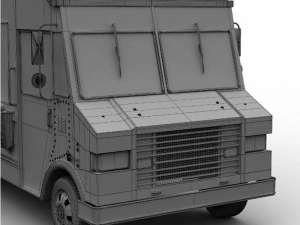hot dog truck 3D Model