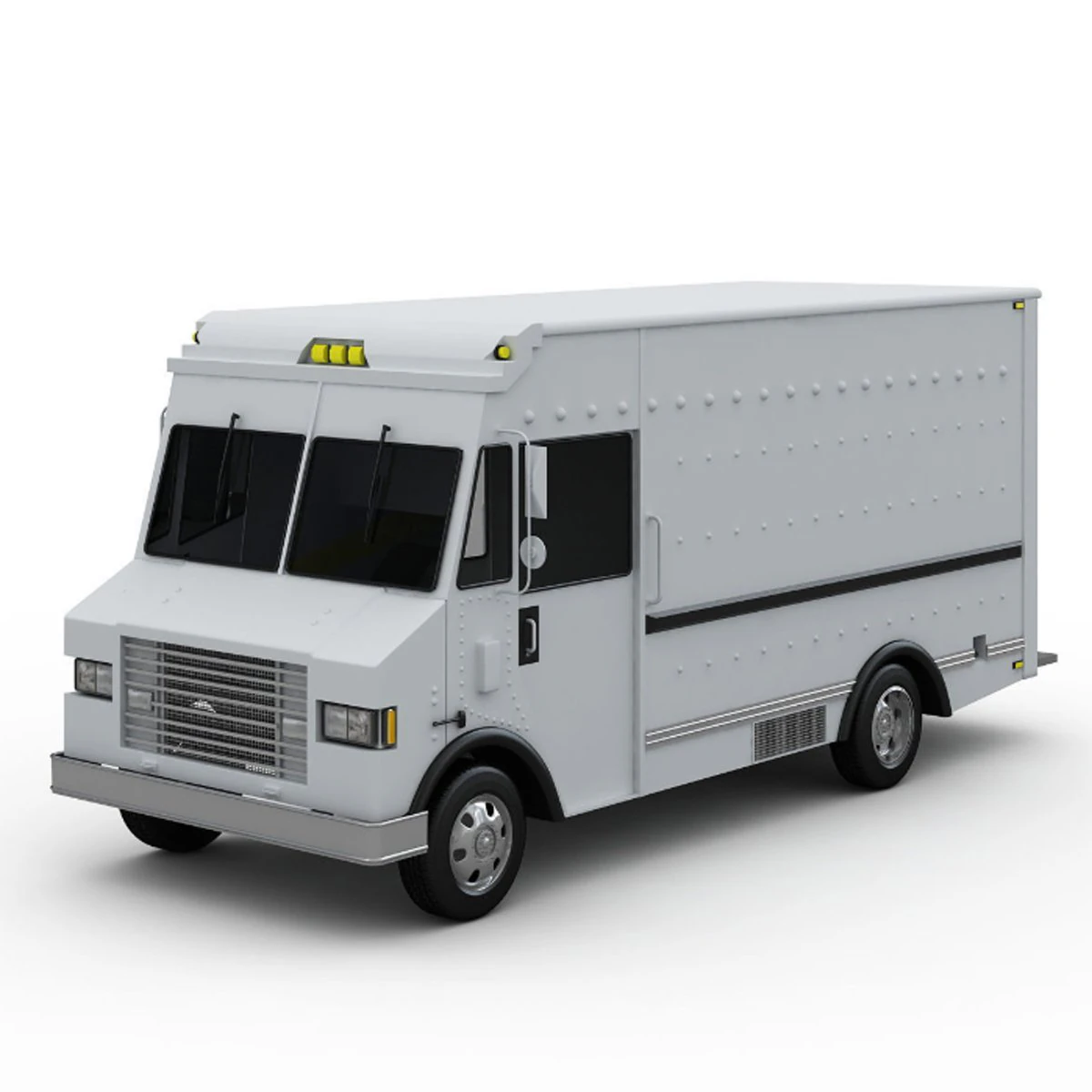 ice cream truck 3D Model .c4d .max .obj .3ds .fbx .stl .blend 