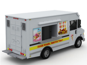 ice cream truck 3D Model