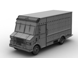 ice cream truck 3D Model