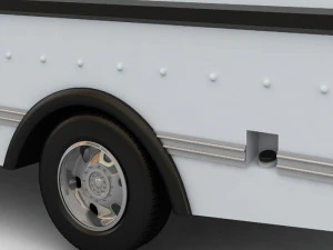 ice cream truck 2 3D Model
