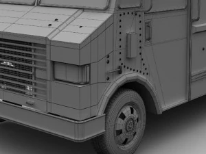 ice cream truck 2 3D Model