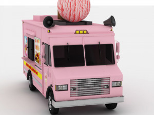 ice cream truck 3 Modèle 3D