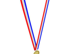 sports medal trophy mockup 3D Model