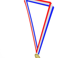 sports medal trophy mockup 3D Model