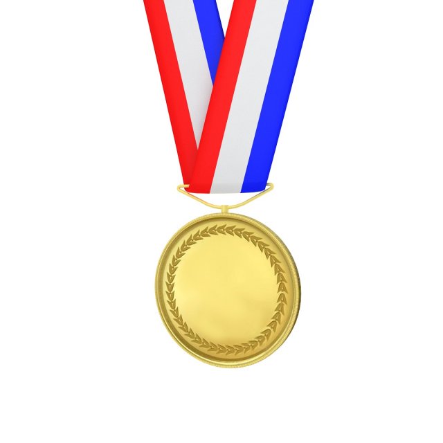 sports medal trophy mockup 3D Model .c4d .max .obj .3ds .fbx .stl .blend 