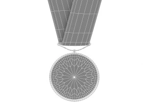 sports medal trophy mockup 3D Model