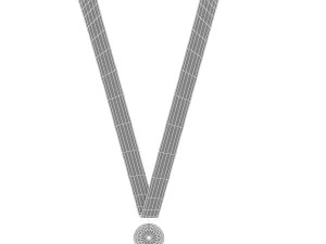 sports medal trophy mockup 3D Model
