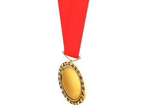 sports medal trophy mockup 3 Modelo 3D