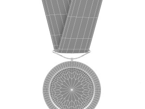 sports medal trophy mockup 3 Modelo 3D